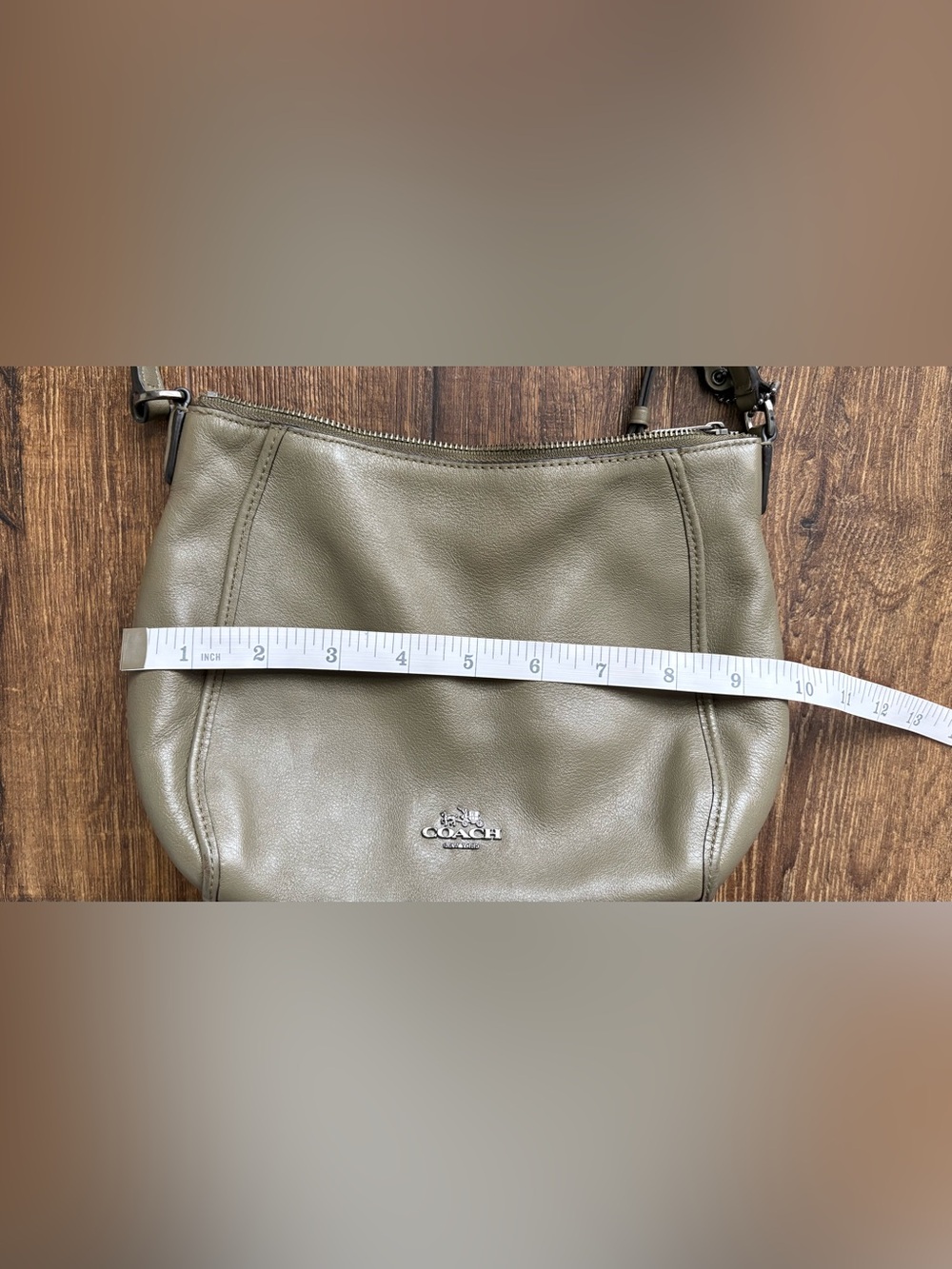 Coach Madison Top Handle, Olive - Picture 4 of 10